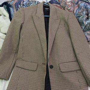 COPY - Longline Plaid Jacket